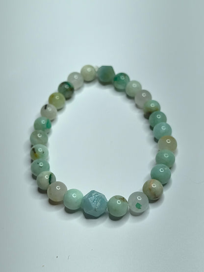 Chrysocolla / Amazonite Bracelet