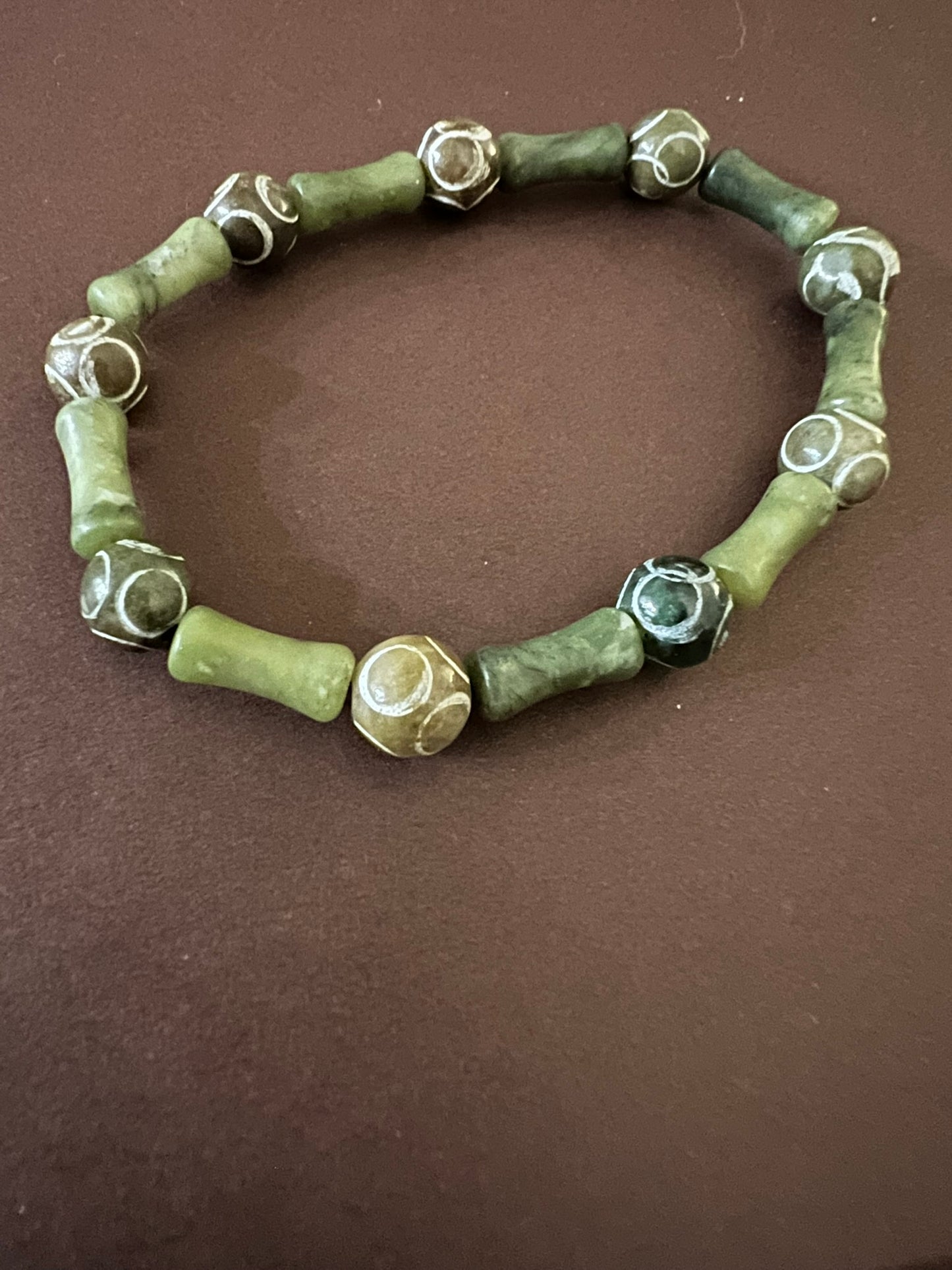 Soochow / Serpentine Jade Bracelet